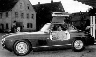 Werner Haas in 300 SL